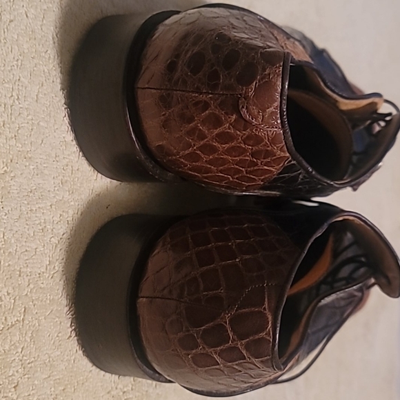 Mauri.mens alligator shoes - Picture 4 of 6